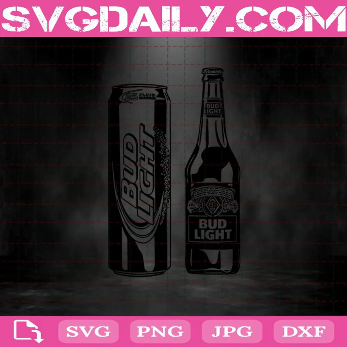 Bud Light Bottle And Can Alcohol Beer Svg, Bud Light Beer Svg, Bud Light Svg, Beer Svg, Alcohol Beer Svg