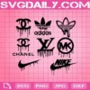 Bundle Logo Fashion Svg, Chanel Logo Svg, Adidas Logo Svg, Louis Vuitton Logo Svg, Michael Kors Logo Svg, Nike Svg,