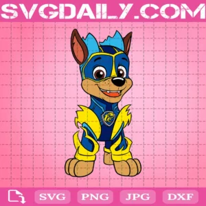 Chase Paw Patrol Svg, Cute Dog, Paw Patrol Svg, Gift For Kids Svg, Svg Png Dxf Eps AI Instant Download
