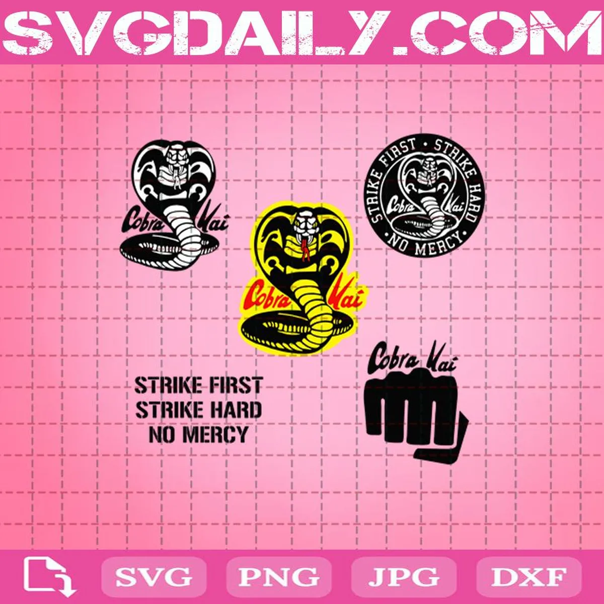 Cobra Kai Svg Bundle, Cobra Kai Logo Svg, Cobra Kai Svg, Svg Png Dxf Eps AI Instant Download