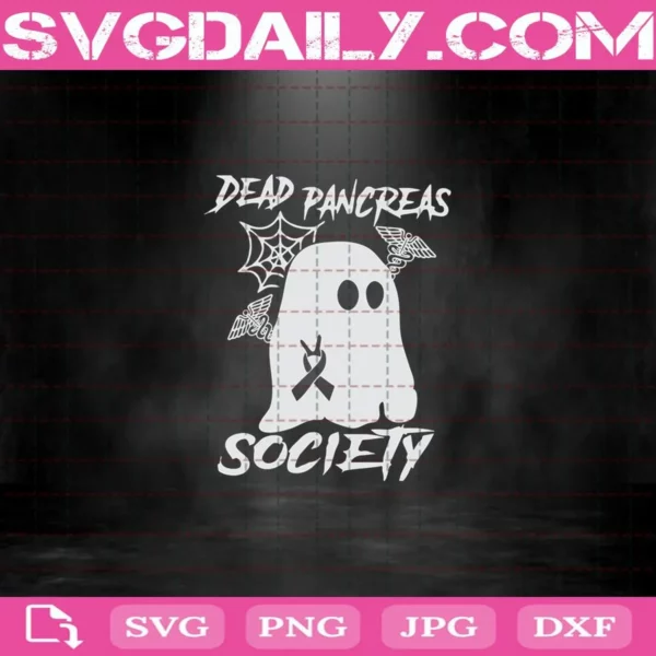 Dead Pancreas Society Svg, Bee Pink Warrior Breast Cancer Awareness Survivor Nurse Ghost Svg, Boo Bees Horror Halloween Svg