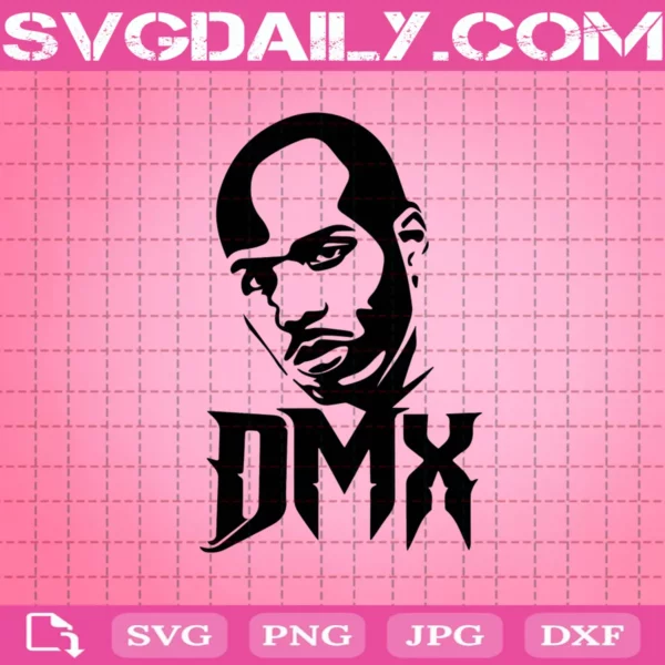 DMX Face Svg, Hip Hop Svg, Rap Svg, Legend Svg, Music Svg, Pop Svg, Earl Simmons Svg, DMX Rapper Svg, Rip Dmx Svg, DMX Svg