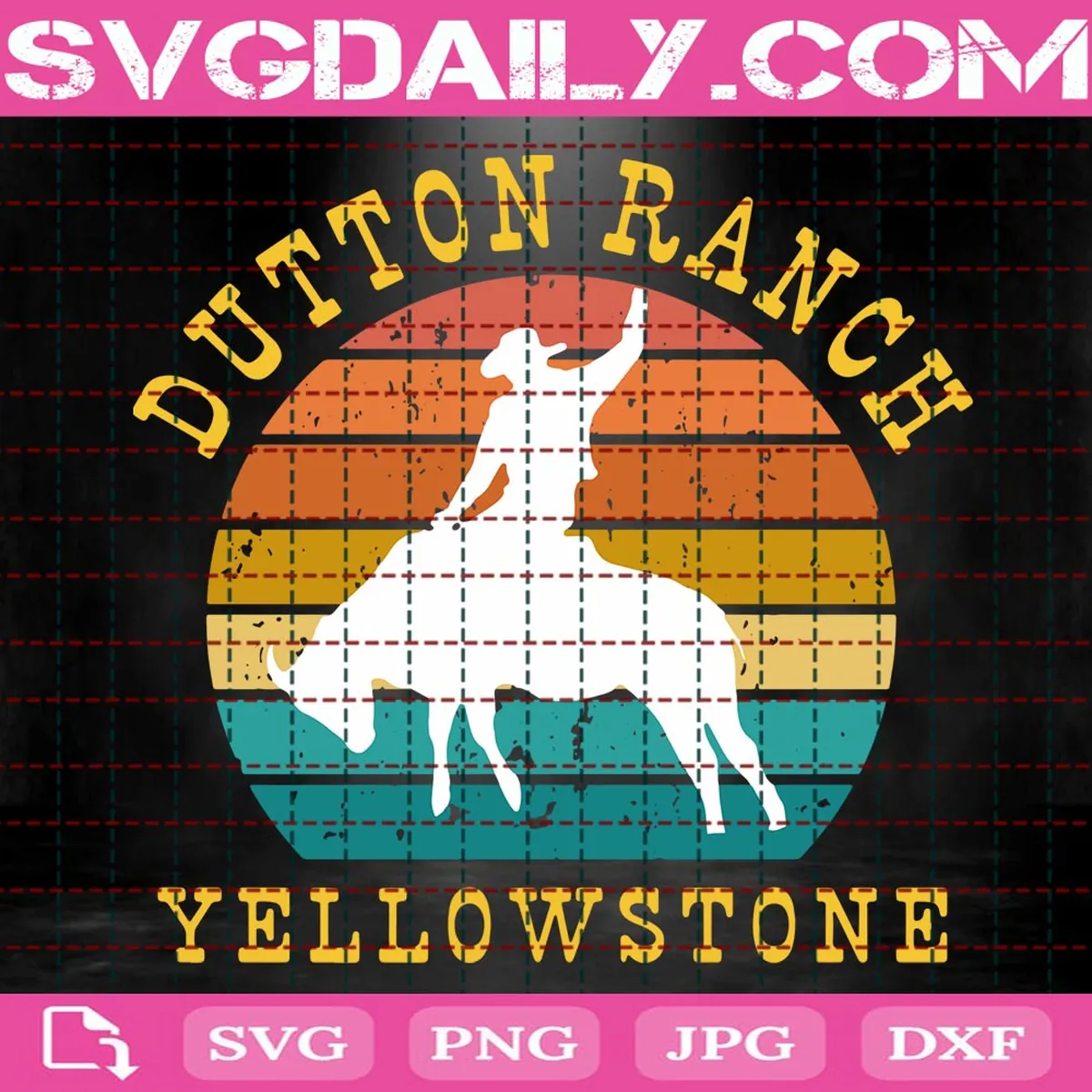 Dutton Ranch Yellowstone Svg Dutton Ranch Series Mascot Svg Yellowstone Svg Daily Free