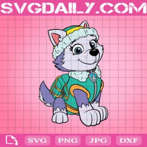 Everest Standing Svg, Lovely Dog Svg, Paw Patrol Marshall Svg, Gift For Kids Svg, Svg Png Dxf Eps Download Files