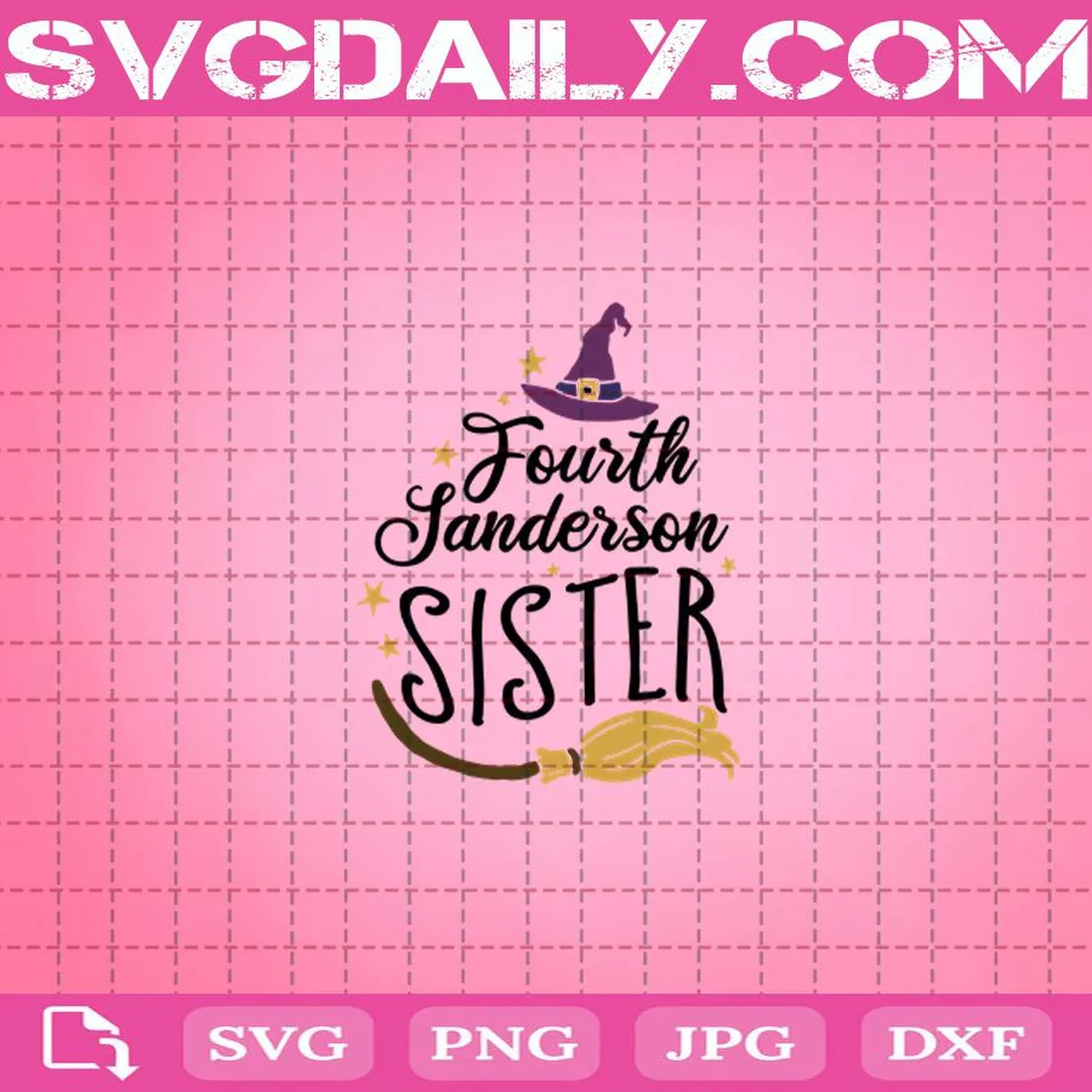 Fourth Sanderson Sister Svg, Fourth Sister Svg, Sanderson Sister Svg, Hocus Pocus Svg, Halloween Svg