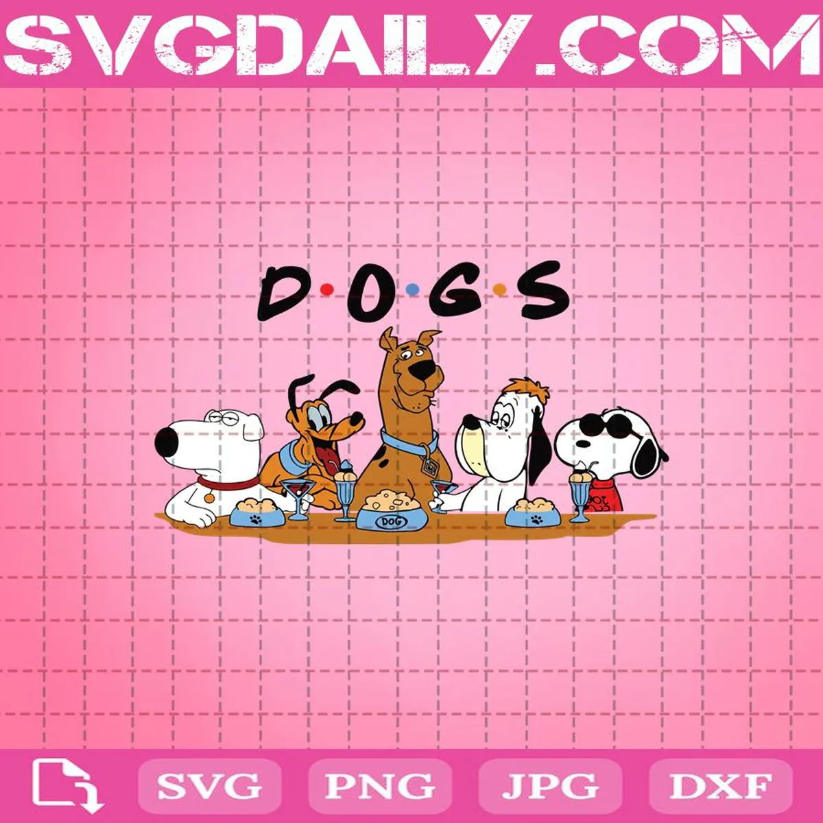 Friends Scooby-Doo Snoopy Dogs Funny Svg, Dogs Svg, Dog Lovers Svg, Dogs Funny Svg, Scooby-Doo Svg, Snoopy Svg