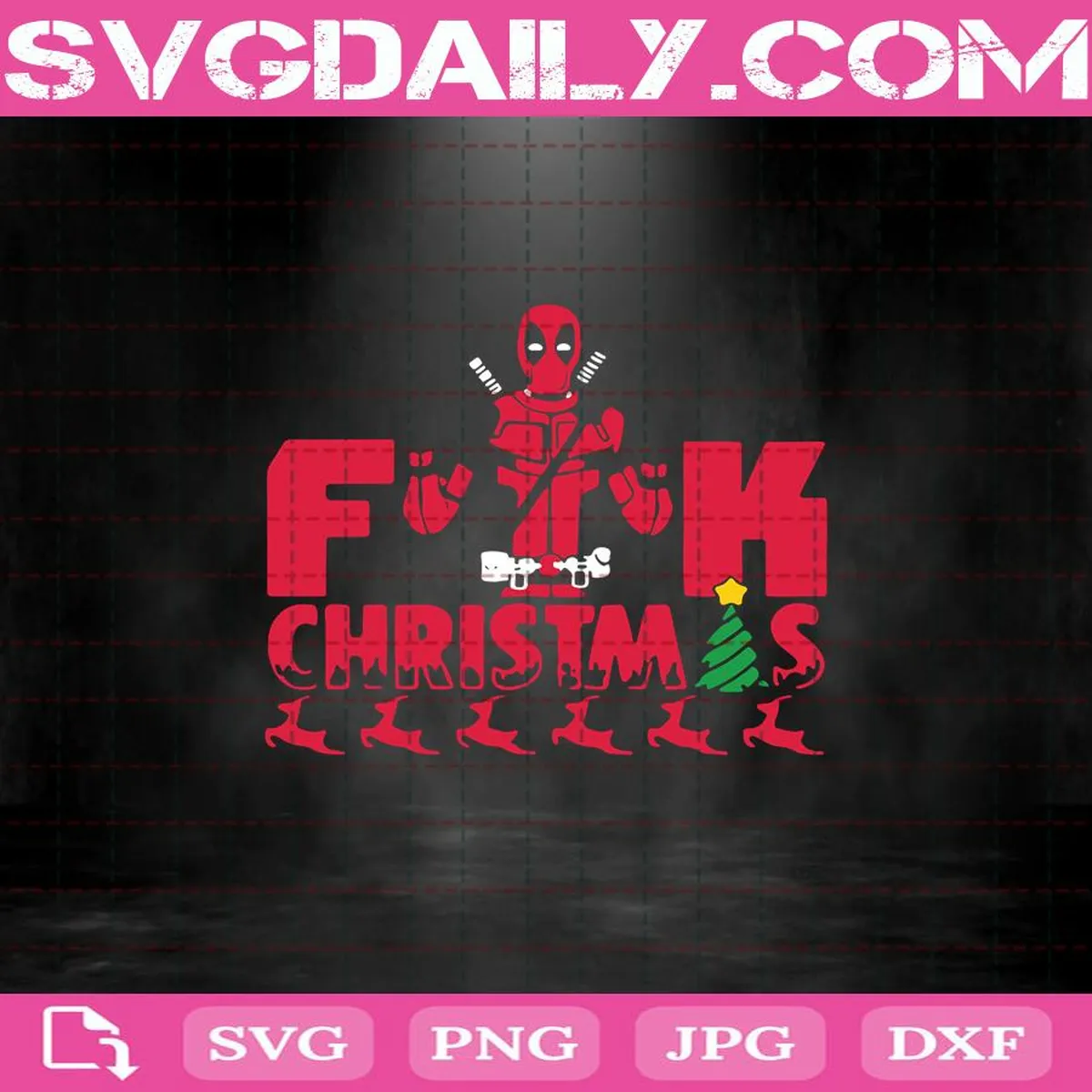 Fuck Christmas Svg, Christmas Svg, Merry Christmas Svg, Svg Png Dxf Eps AI Instant Download, Download Files