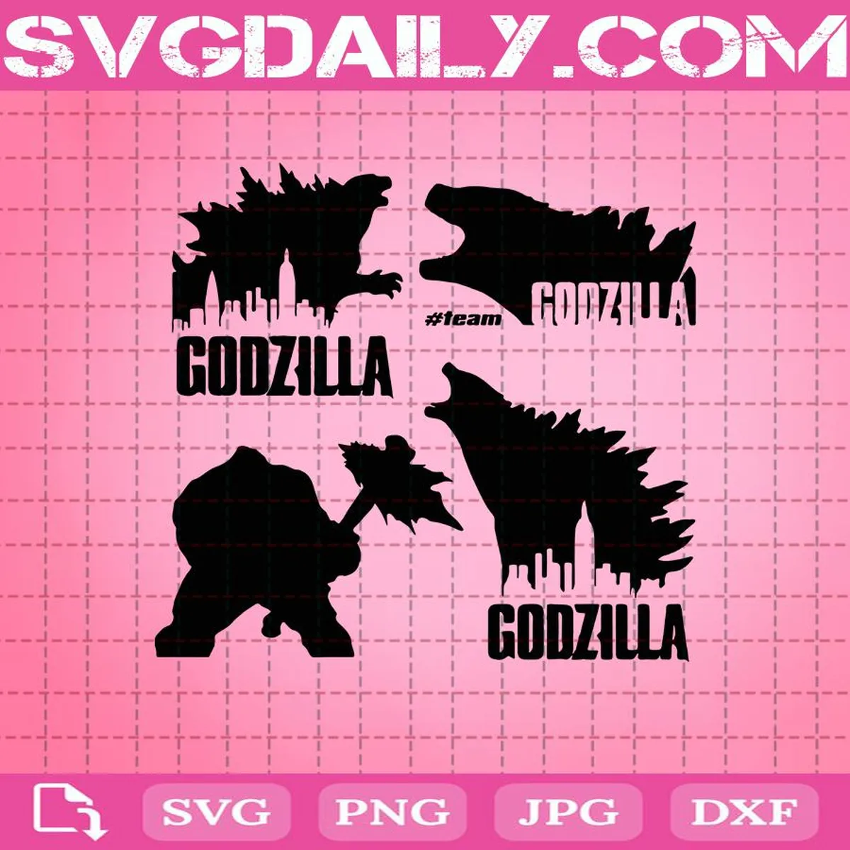 Godzilla Svg Bundle, Godzilla Vs Kong Svg, Team Kong Svg, Team Godzilla Svg, Kong Love Svg, Godzilla Love Svg, Team Godzilla Vs Team Kong Svg