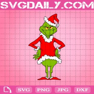 Grinch Santa Claus Svg, Grinch Christmas Svg, Christmas Svg, Merry Christmas Svg, Instant Download