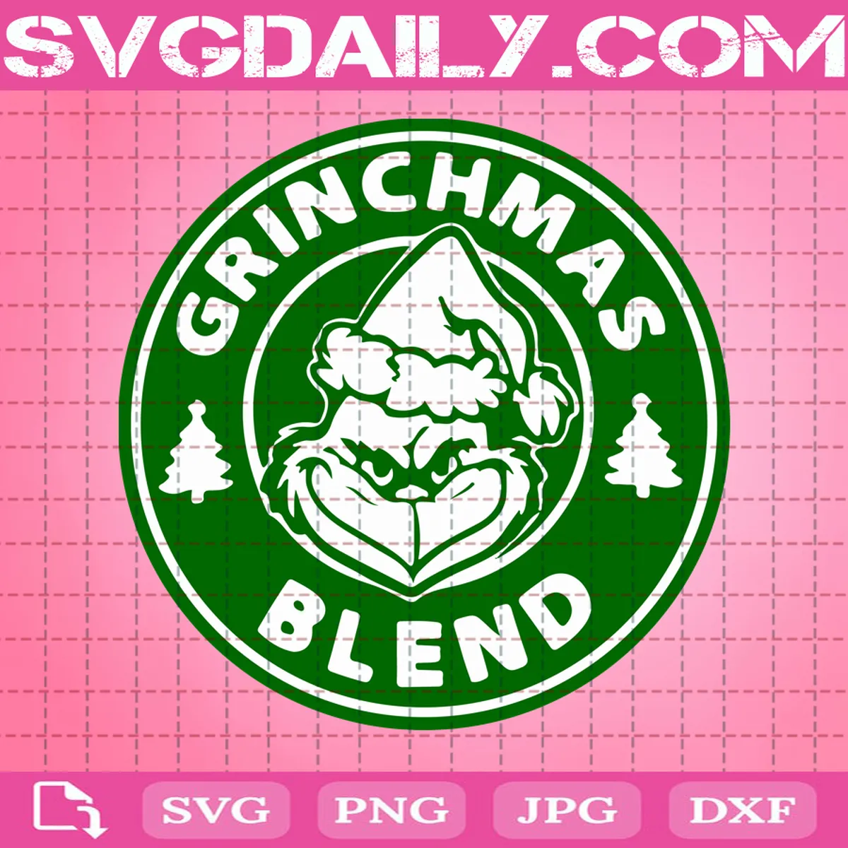 Grinchmas Blend Svg, Grinchmas Svg, Starbucks Logo Svg, Starbucks Svg, Grinch Svg, Svg Png Dxf Eps AI Instant Download