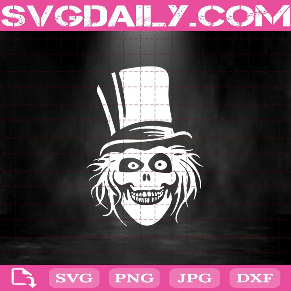 Hatbox Ghost Svg, Halloween Svg, Disney Svg, Ghost Svg, Halloween Silhouette Svg Files, Happy Halloween Svg
