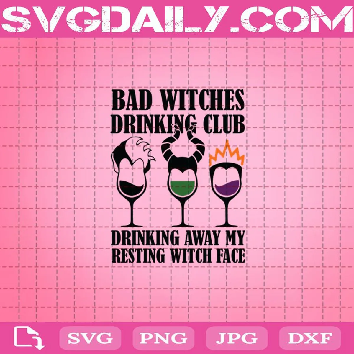 Hocus Pocus Bad Witches Drinking Club Svg, Hocus Pocus Svg, Horror Movies Svg, Witches Drinking Svg, Bad Witches Svg