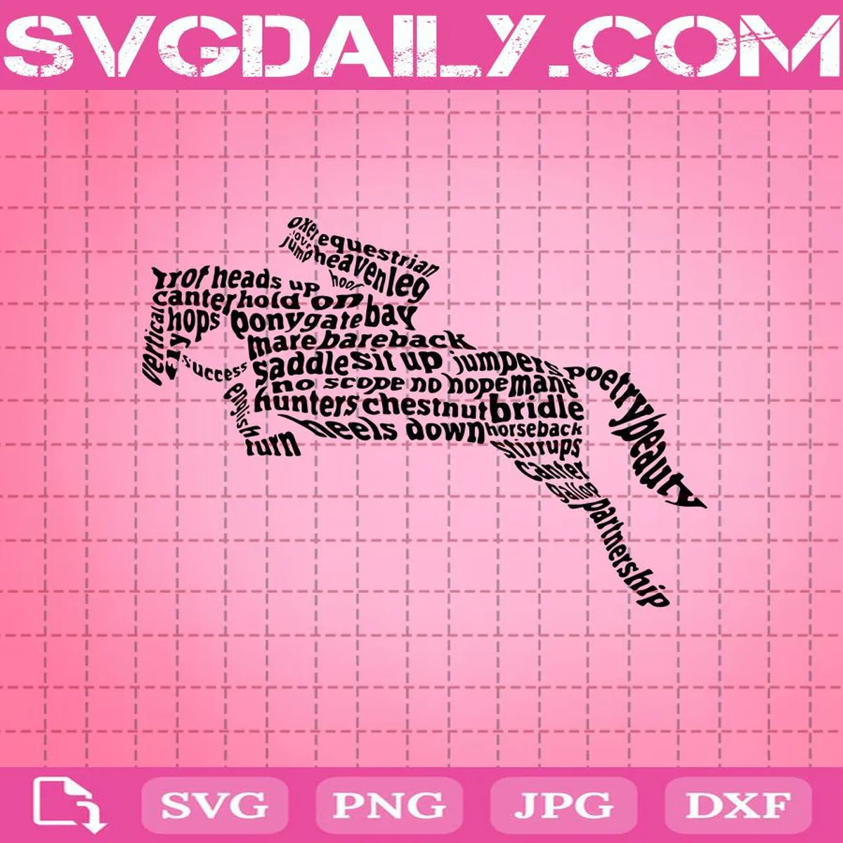 Horseback Riding Equestrian Horse And Rider Svg, Horse Show Svg, Horse Svg, Horse Lover Svg, Svg Png Dxf Eps AI Instant Download