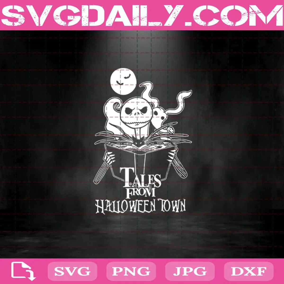 Jack Skellington Tales From Halloween Town Svg, Nightmare Before Christmas Svg, Halloween Svg, Nightmare Svg