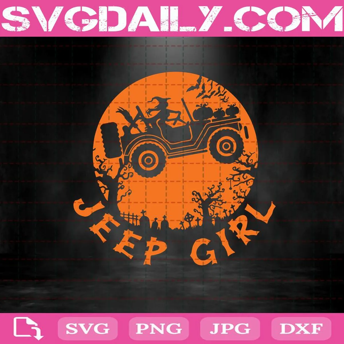 Jeep Girl Svg, Jeep Svg, Girl Svg, Witch Svg, Halloween Svg, Witch Hat Svg, Broom Svg, Witch Jeep Girl Svg
