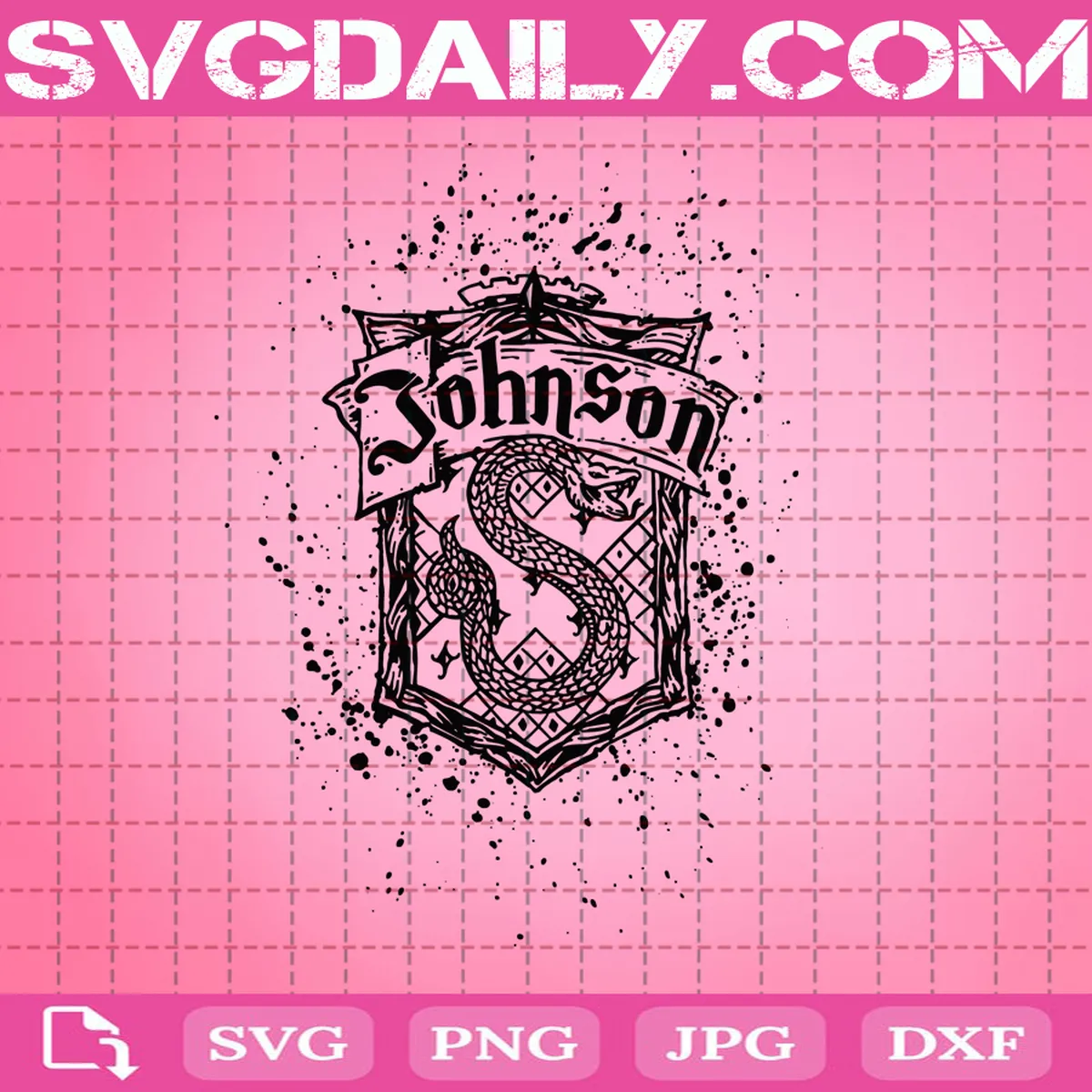 Johnson House Crest Svg, Johnson Svg, Johnson Vaccinated Svg, Vaccinated Svg, Covid Svg, Virus Svg