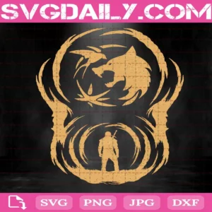 Journey Of A Legend Svg, Wolf Witcher Medallion Svg, Medallion Witcher Svg, The Witcher Logo Svg, Download Files
