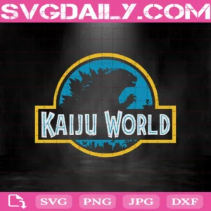 Kaiju World Svg, Film Svg, Godzilla Svg, Jurassic Park Svg, Jurassic World Svg, Svg Png Dxf Eps AI Instant Download
