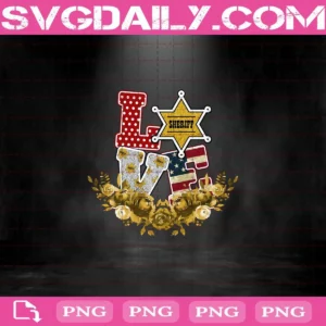 Love Sheriff Png, Sheriff Png, Sheriff Png Files For Silhouette, Instant Download, Download Files, Digital Files