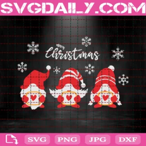 Merry Christmas Svg, Christmas Gnomes Svg, Gnomies Svg, Christmas Svg, Buffalo Plaid, Kids Funny Christmas Shirt Svg File For Cricut &amp; Silhouette, Png