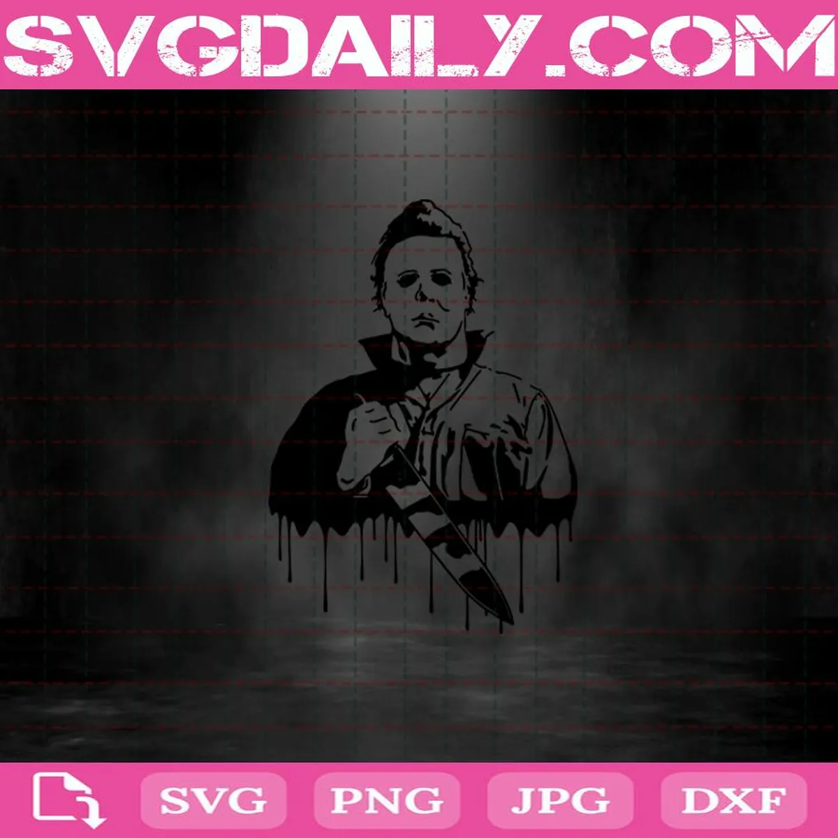 Michael Myers Svg Png Dxf Eps Cutting File for Cricut, Horror Movies Svg, Halloween Svg Png Dxf Eps AI Instant Download