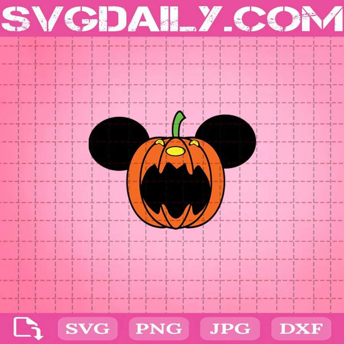 Mickey Mouse Pumpkin Svg, Mickey Mouse Svg, Disney Halloween Svg, Mickey Mouse Halloween Svg, Halloween Svg