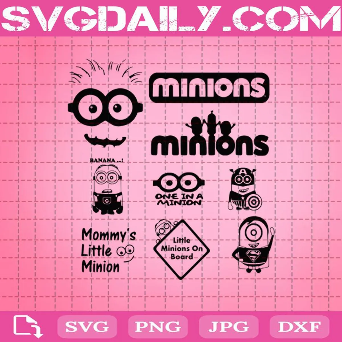 Minions Svg Bundle, Minion Svg, Despicable Me Svg, Minions Svg, Disney Svg, Svg Png Dxf Eps AI Instant Download