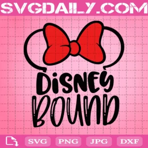 Minnie Disney Bound Svg, Disney Trip Svg, Disney Vacation Svg, Svg Png Dxf Eps AI Instant Download