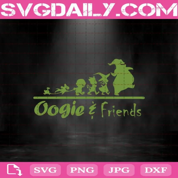 Oogie And Friends Svg, Oogie Boogie Svg, Nightmare Before Christmas Movie Svg, Jack Skellington Svg