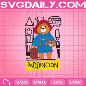Paddington Bear London Svg, Teddy Bear Svg, Bear London Svg, Bear Svg, Svg Png Dxf Eps AI Instant Download