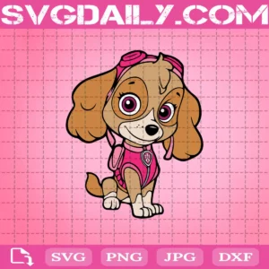 Paw Patrol Skye Svg, Skye Svg, Cute Dog Svg, Cartoon Svg, Instant Download, Cricut Cut Files, Silhouette Cut Files, Download, Print