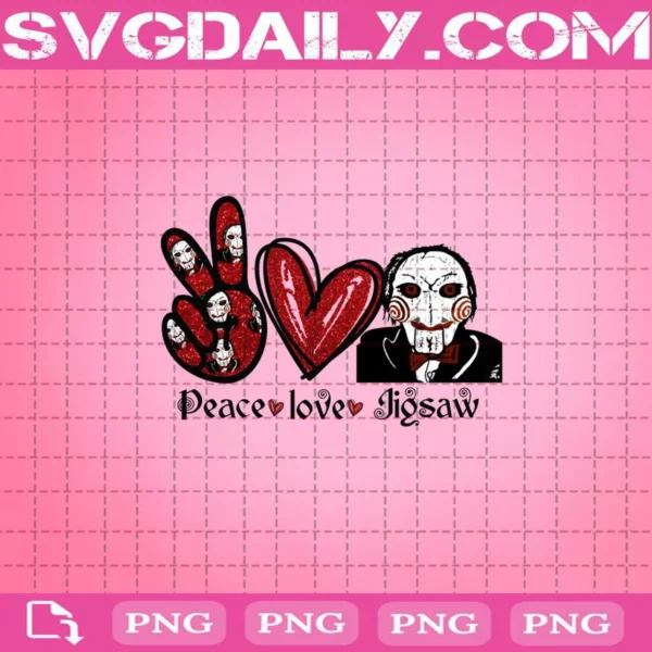 Peace Love Jigsaw Png, Peace Love Png, Love Jigsaw Png, Jigsaw Png, Happy Halloween Svg, Halloween Gift