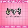 Peace Love Nightmare Svg, Nighmare Svg, Peace Love Svg, Halloween Gift Svg, Peace Love Nightmare Instant Download