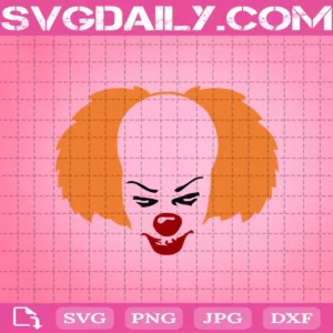 Pennywise Svg, Scary Clown Svg, Horror Movies Svg, Horror Svg, Svg Png Dxf Eps AI Instant Download