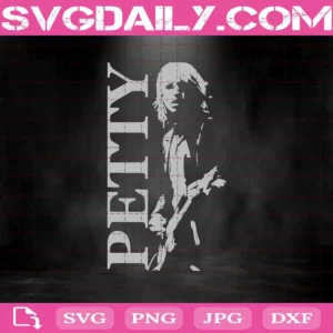 Petty Country Music American Svg, Tom Petty Svg, Music Svg, Svg Cricut, Silhouette Svg Files, Cricut Svg, Silhouette Svg