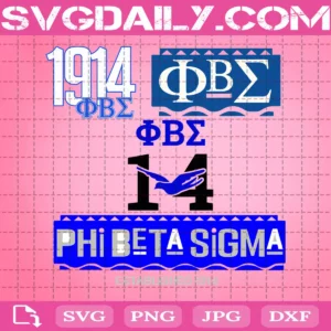 Phi Beta Sigma Svg, 1914 Svg, HBCU Svg, African Americans Svg