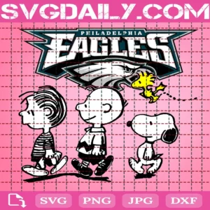 Philadelphia Eagles Snoopy The Peanuts Svg, Philadelphia Eagles Svg, Eagles NFL Svg, The Peanuts Svg, NFL Svg, NFL Team Svg, Sport Svg