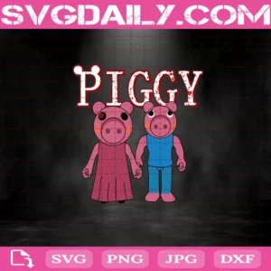 Piggy Roblox Svg, Roblox Game Svg, Roblox Characters Svg AI Instant Download