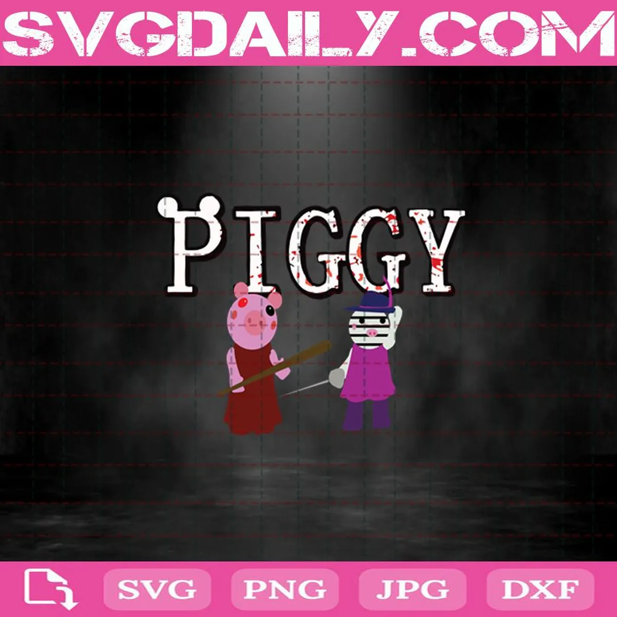 Piggy Roblox Svg, Roblox Game Svg, Roblox Characters Svg, Piggy Bosses Svg, Piggy Piggy Halloween Svg