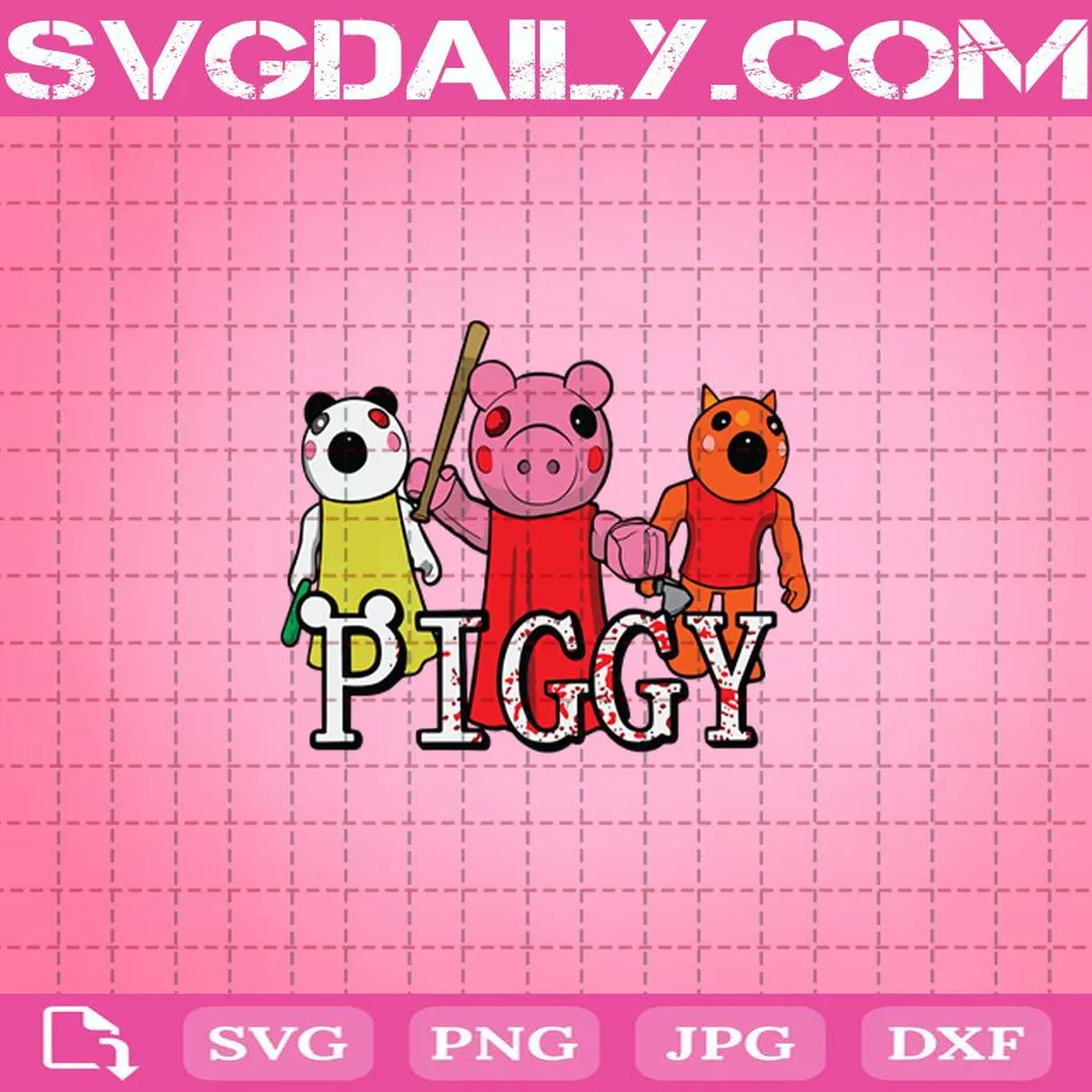 Piggy Roblox Svg, Roblox Game Svg, Roblox Characters Svg, Piggy Svg, Piggy Horror Roblox Svg, Roblox Game Svg Cut File