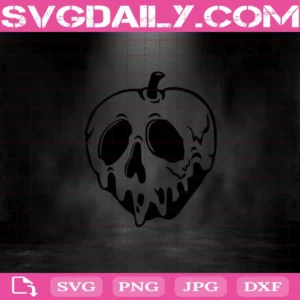 Poison Apple Skull Svg, Disney Svg, Apple Svg, Poison Apple Svg, Poison Apple Svg Png Dxf Eps AI Instant Download