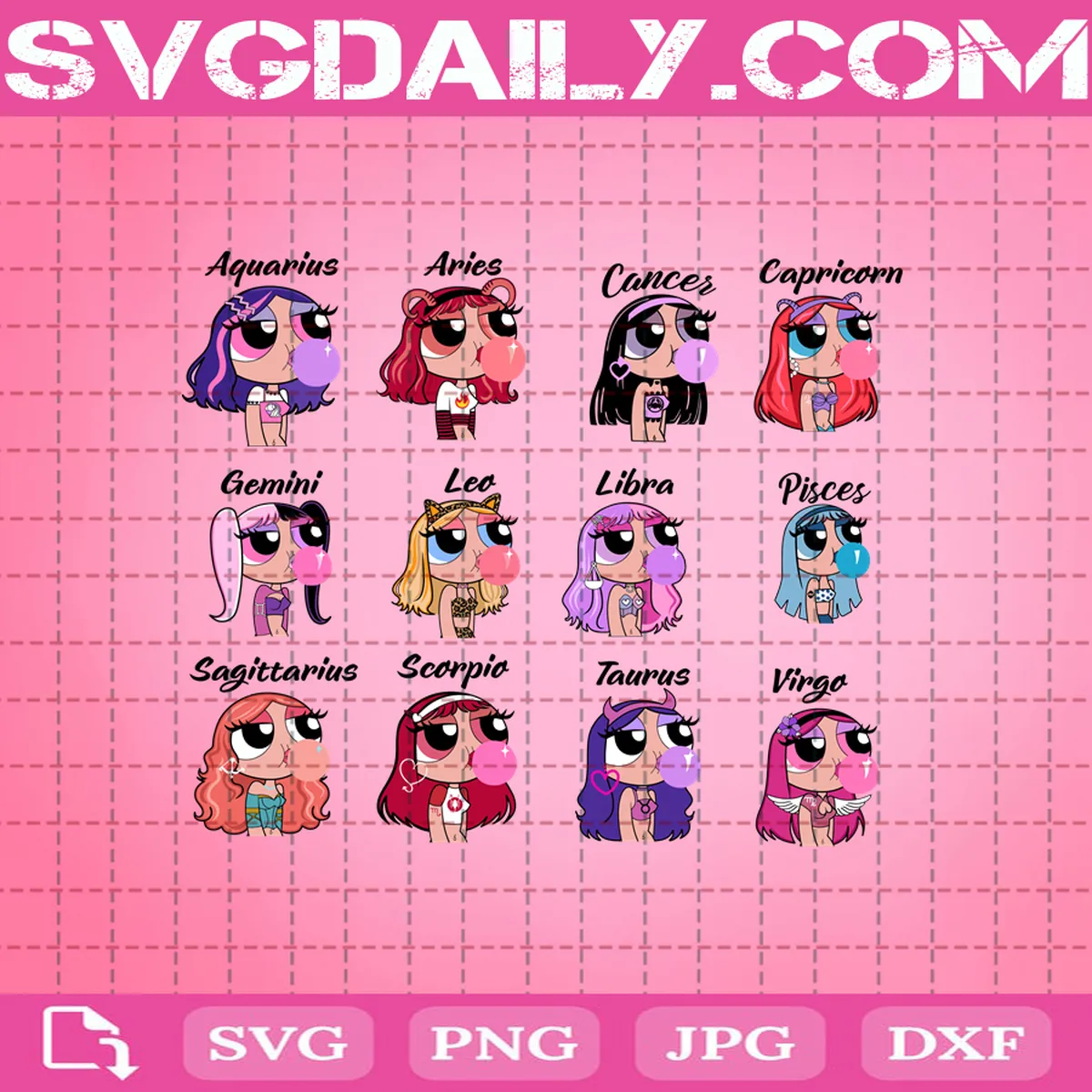 Powerpuff Girls Svg Bundle, Trending Svg, Superhero Girl Svg, Cartoon Svg, Bubbles Powerpuff Svg, Superhero Svg, Download Files