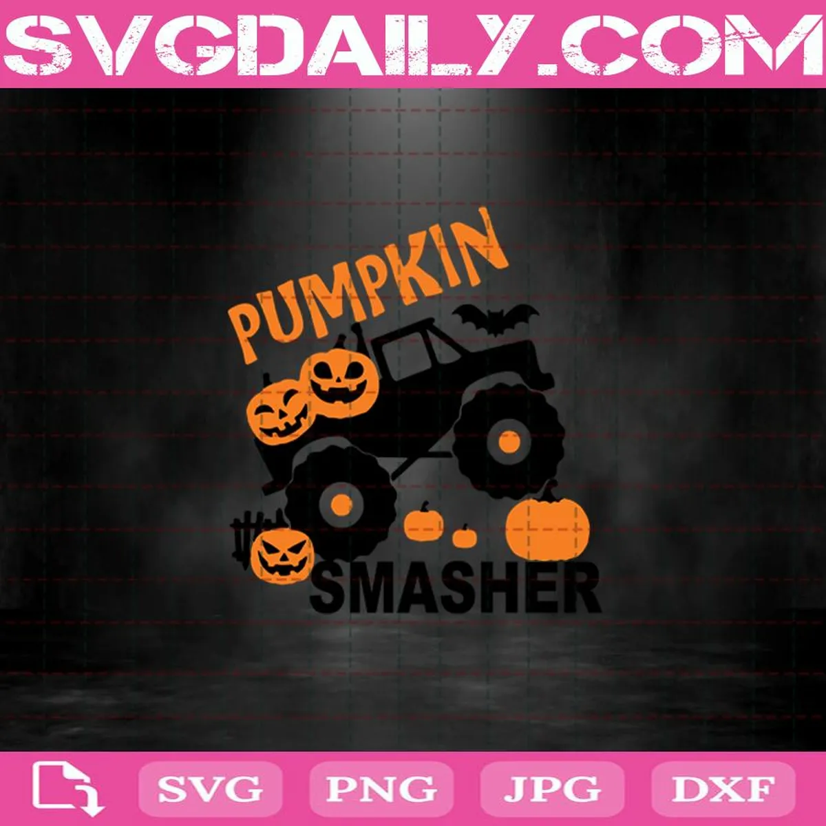 Pumpkin Smasher Svg, Boy Halloween Svg, Pumpkin Monster Truck Svg, Pumpkin Svg, Halloween Svg