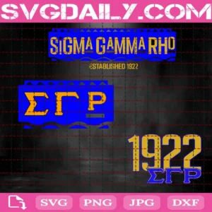 Sigma Gamma Rho Svg Bundle, Sigma Gamma Rho Svg, Sigma Gamma Rho 1922 Svg, Sigma Gamma Svg, Sigma Gamma Logo Svg, Digital Download