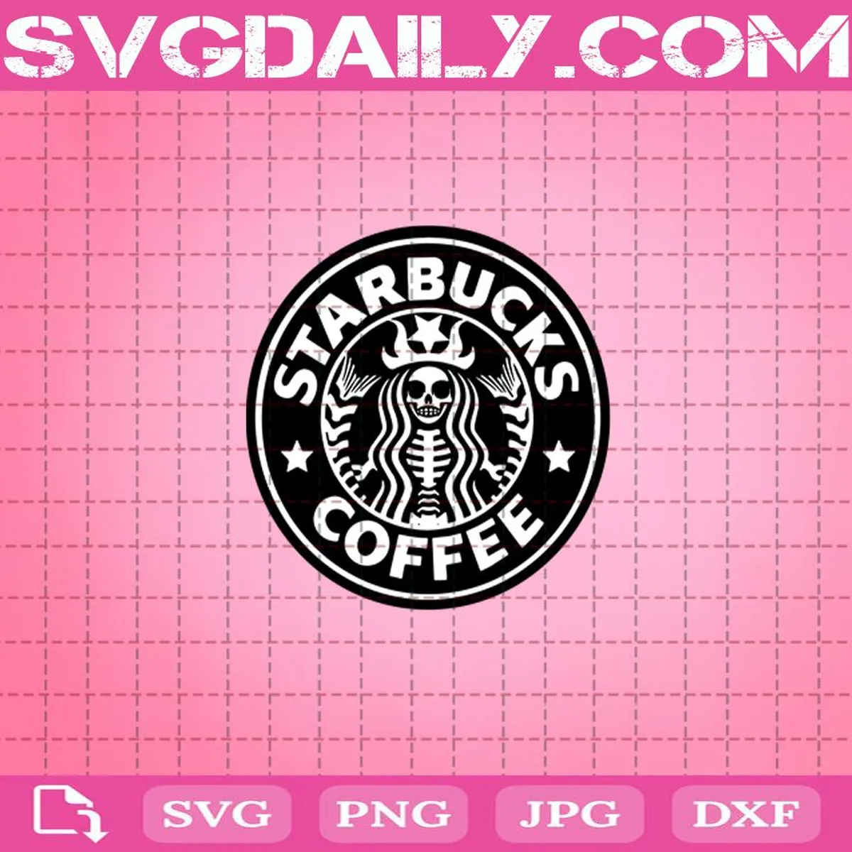 Skeleton Starbucks Coffee Halloween Svg, Starbucks Coffee Svg, Starbucks Svg, Starbucks Logo Svg, Coffee Svg, Halloween Svg