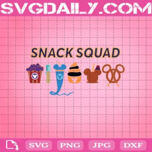 Snack Squad Svg, Disney Snack Goals Svg, Mickey Svg, Disney Trip Svg, Disney Snacks Svg, Svg Png Dxf Eps AI Instant Download