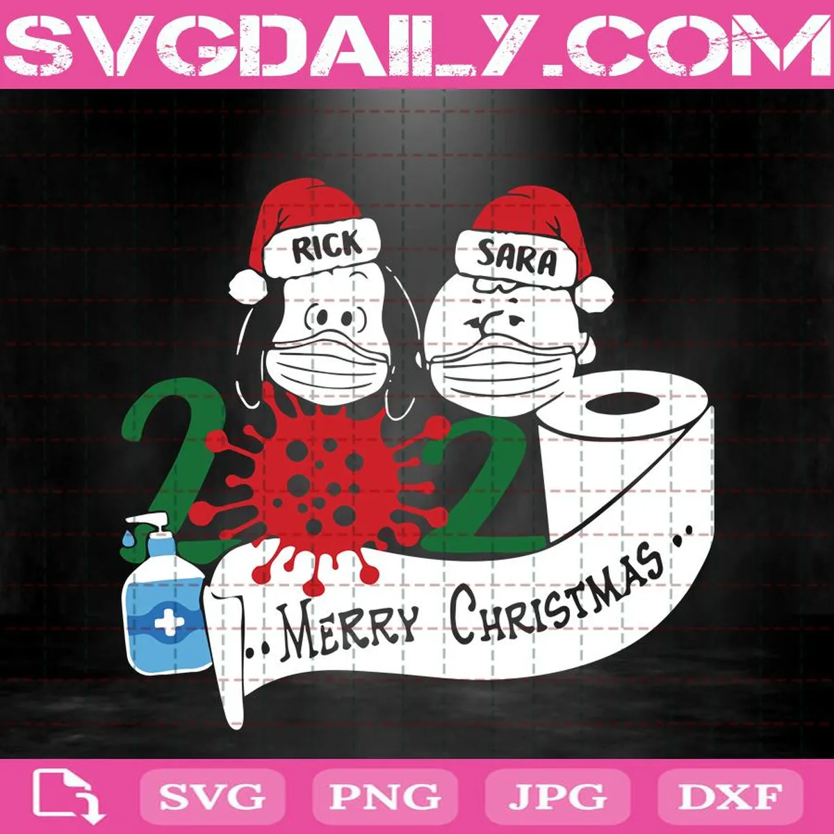 Snoopy Charlie Brown Wearing Mask Merry Christmas Svg, Merry Christmas Svg, Christmas Svg, Snoopy And Charlie Brown Svg, Snoopy Svg