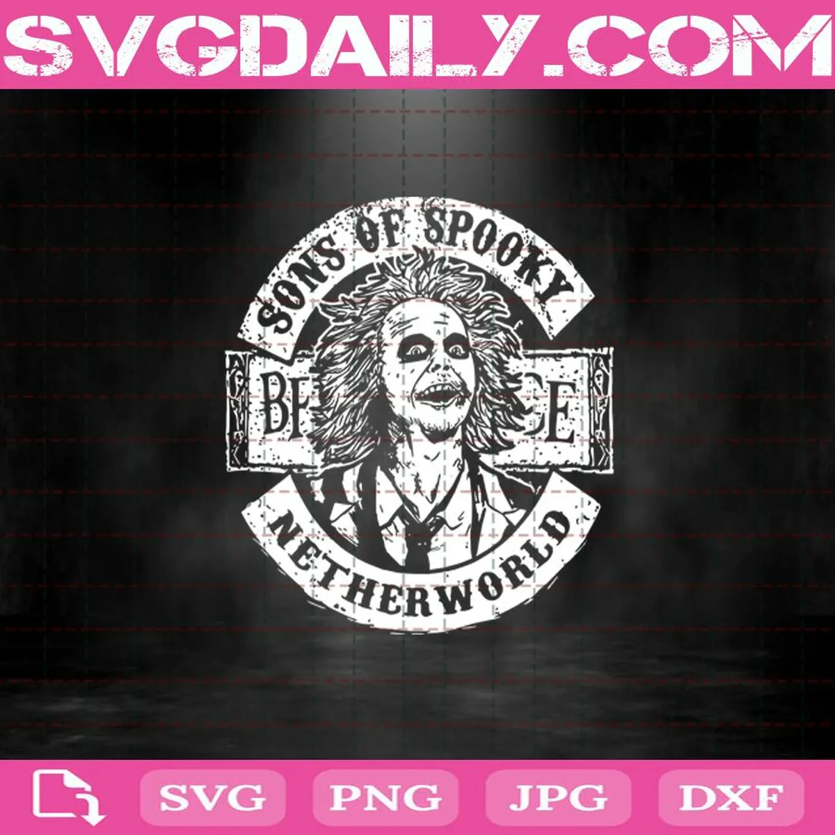Sons Of Spooky Svg, Beetlejuice Svg Png Dxf Eps, Halloween Svg Png Dxf Eps AI Instant Download