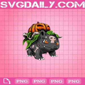 Spookasaur Png, Halloween Png, Pokémon Png, Pumpkin Png, Video Game Png, Png Printable, Instant Download, Digital File