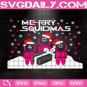 Squid Games Christmas Svg, Happy Squidmas Svg, Merry Squidmas Svg, Squid Games Character Svg, Squid Games Christmas Svg